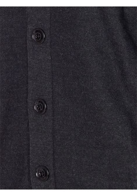 relaxed twisted cardigan woman anthracite LEMAIRE | TO1082 LK087BK966